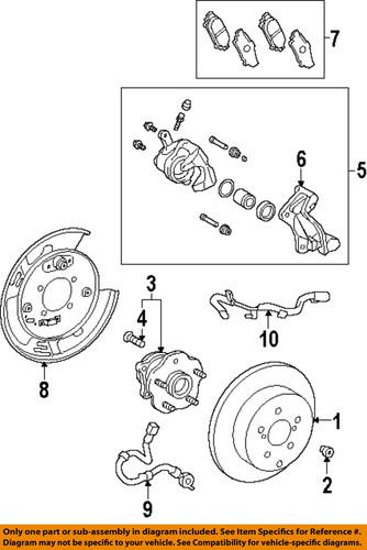 Lexus oem 895450e020 rear abs wheel sensor/abs wheel speed sensor