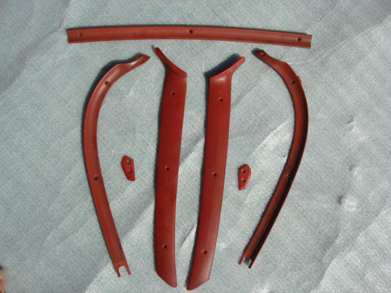 61 62 1963 mercury comet falcon orig interior windshield pillar molds trim comp.