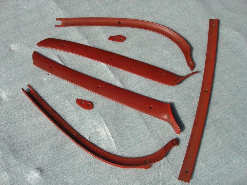 61 62 1963 MERCURY COMET FALCON ORIG INTERIOR WINDSHIELD PILLAR MOLDS TRIM COMP., US $84.95, image 4