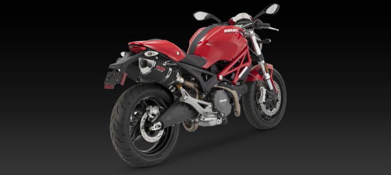 Vance & hines cs one dual undertail black 2008-11 ducati monster 696/1100/1100s