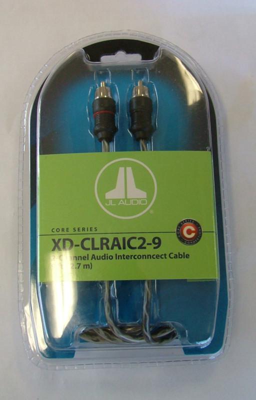 Jl audio xd-clraic2-9 2-channel audio interconnect rca cable 9ft.