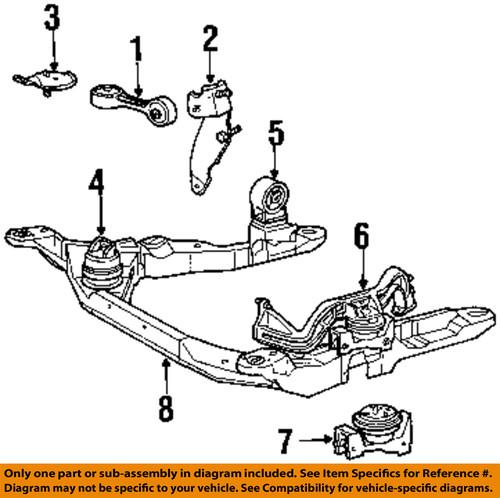 Ford oem 3f1z6f063aa engine torque strut mount-rear insulator