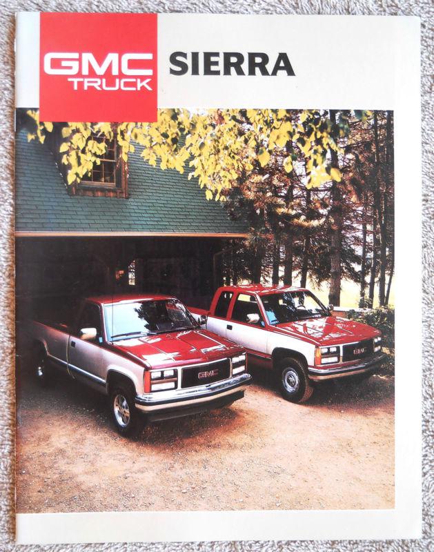 1988 gmc truck sierra pickup brochure catalog "combined shipping to the us"