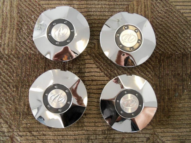 2001 2002 aurora oldsmobile set of 4 used chrome center caps oem 9594133  cap
