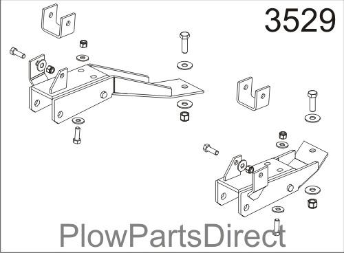 Western ultramount truck mount chevy gmc-67981-2 or 3529 snow plow chevy 2500hd
