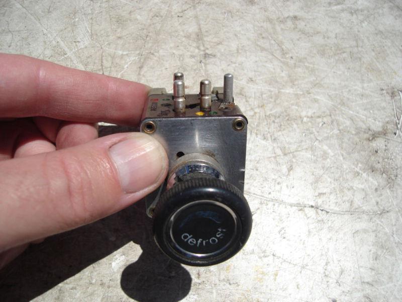 Mercedes 230 250 280 sl defroster heater switch knob blower 113 230sl 280sl 250