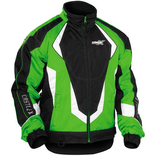 Sell CASTLE X PLATFORM GREEN MEN'S WINTER SNOWMOBILE JACKET X LARGE 70