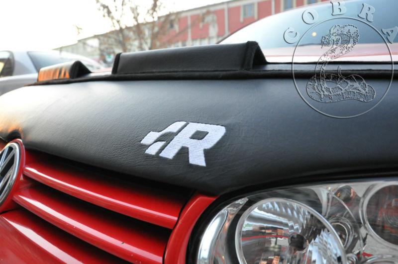 Vw volkswagen golf 4 iv bra mask 1998 - 2003 custom bra car bonnet mask r line