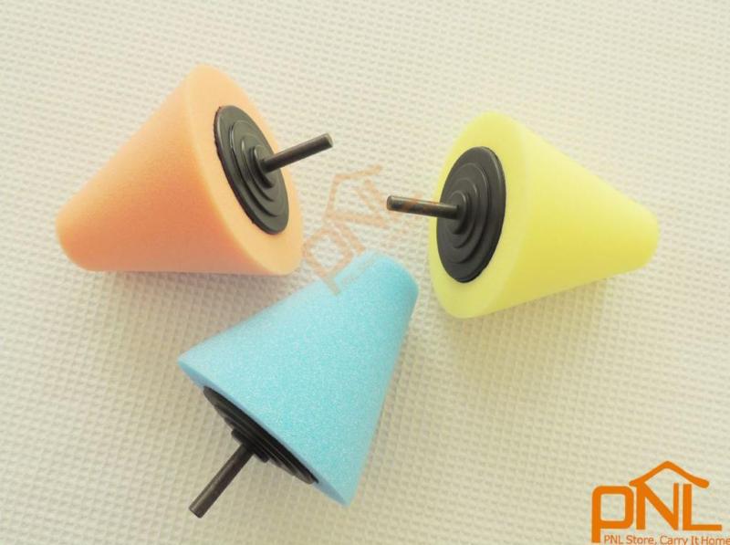 3pcs car care pads for hub cone metal polishing pads