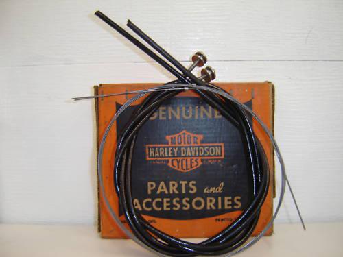 Harley knucklehead wl wla 45 throttle and spark cables