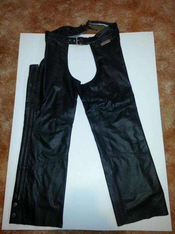 Harley-davidson alternator leather ladies women chaps size l