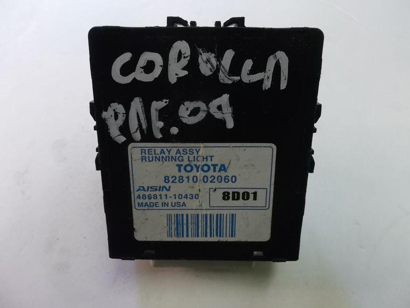 2008-2009-2010-2011  corolla matrix  vibe  running light relay 82810-02060 