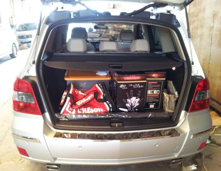 2010-2012 mercedes benz glk300/350 rear cargo cover trunk shade security cover