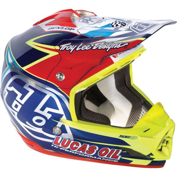 Navy s troy lee designs se3 team helmet 2013 model
