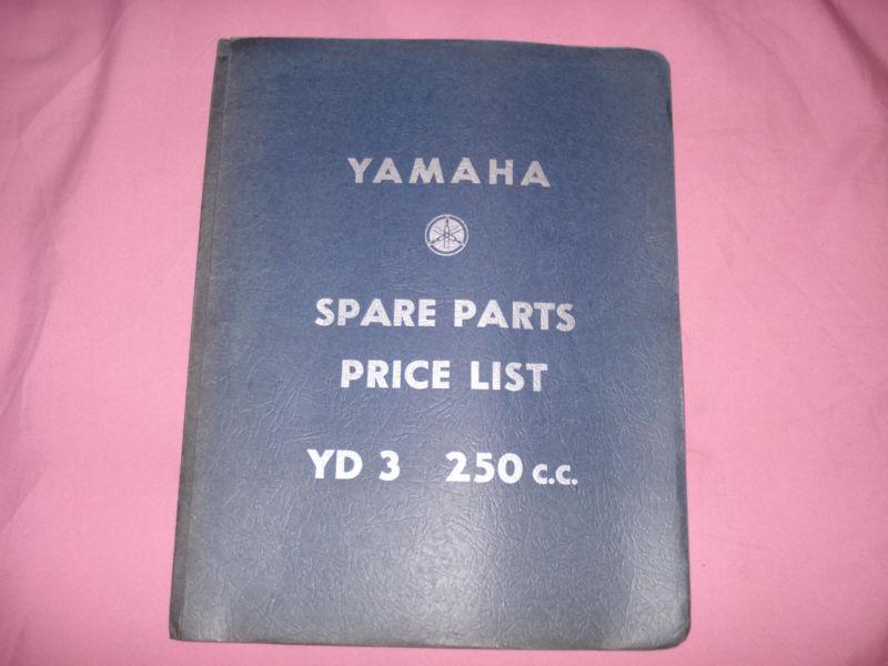 Yamaha spare parts  price list yd 3 250cc