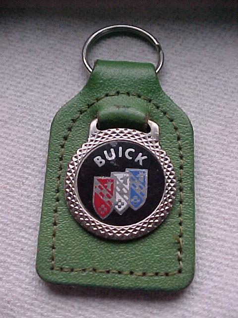 Buick  leather back key chain