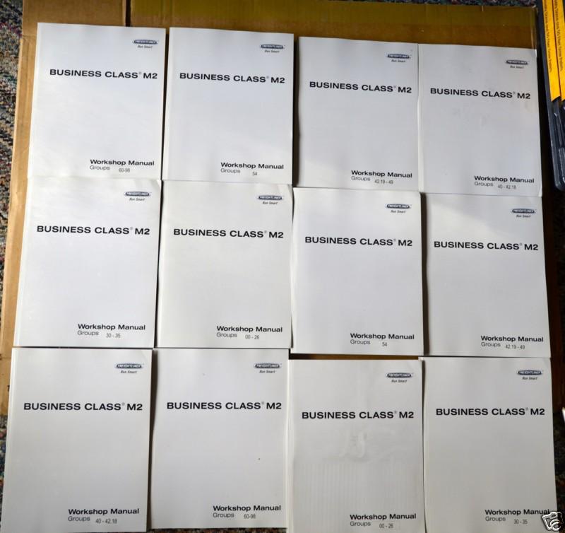 Freightliner business class m2 workshop manuals 6 volumes