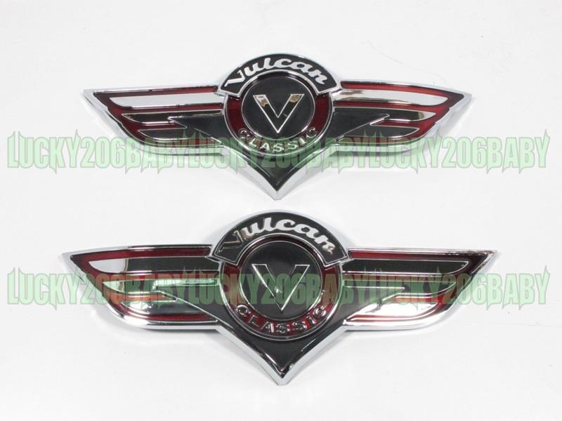 Kawasaki vulcan vn classic gas tank emblem badge e10