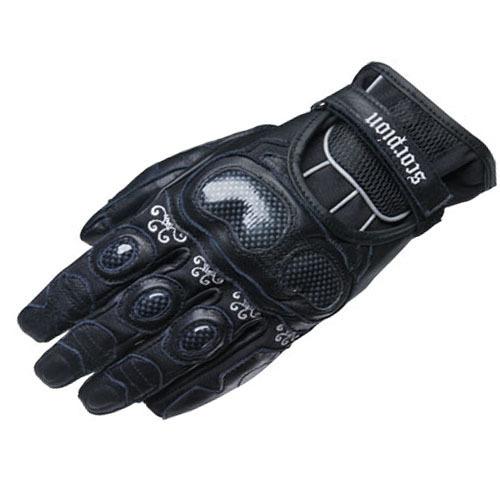 Scorpion fiore short motorcycle gloves black size womens-medium