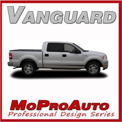 Vanguard vinyl graphics decals ford f-150 - professional rocker stripe 417