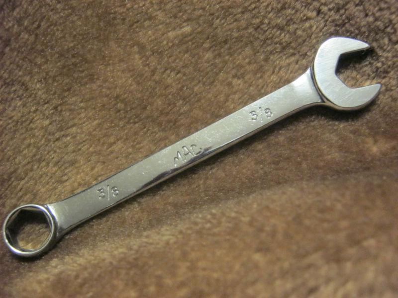 Mac 3/8" combination wrench.  ch12. oal 4 1/4". 6 point. ***mint***