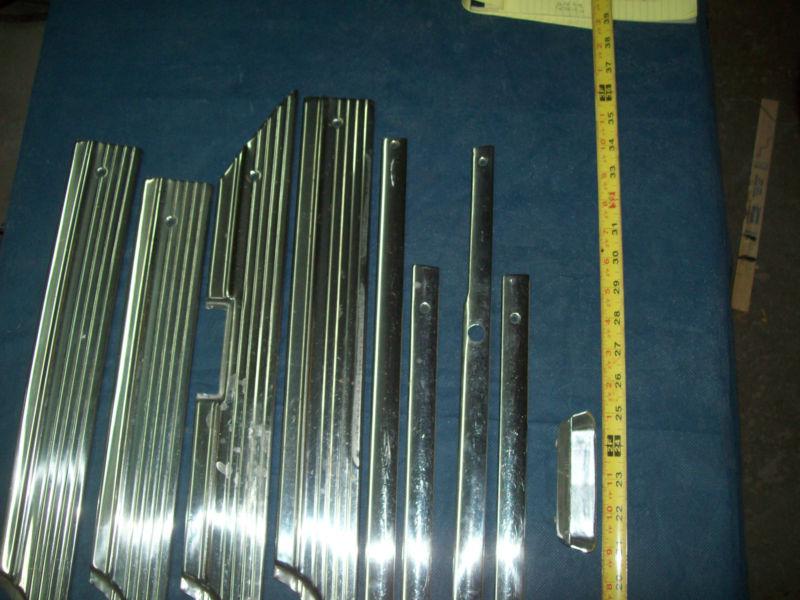 1960 FORD LINCOLN MERCURY F&R DOOR PANEL STAINLESS RAT HOT ROD, US $30.00, image 3