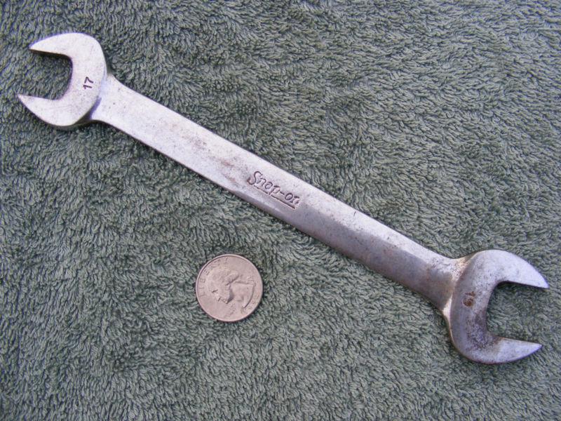 Snap on tools metric double open ended wrench 17mm 19mm vom1719