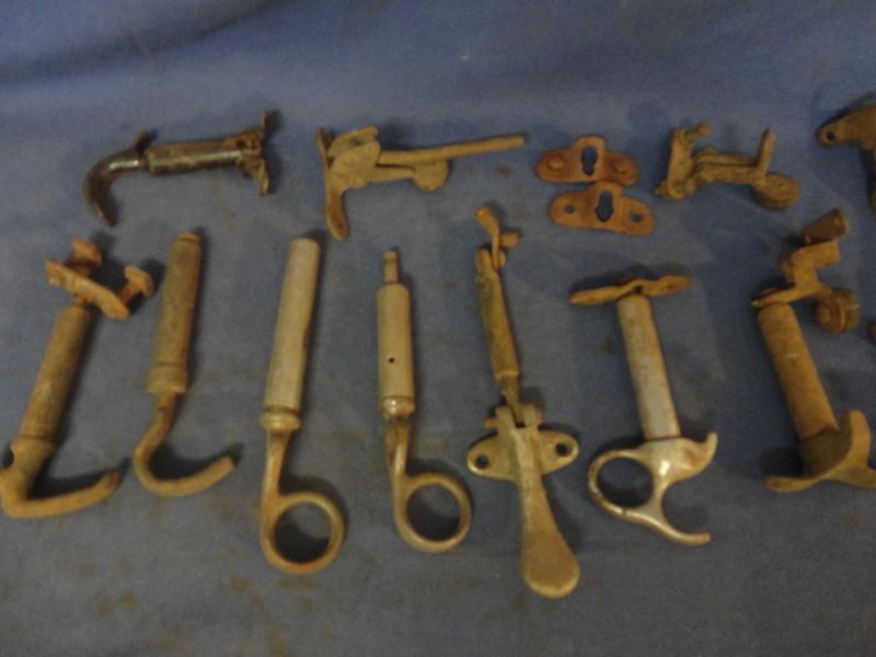 Lot of vintage hood latches packard ford - original 