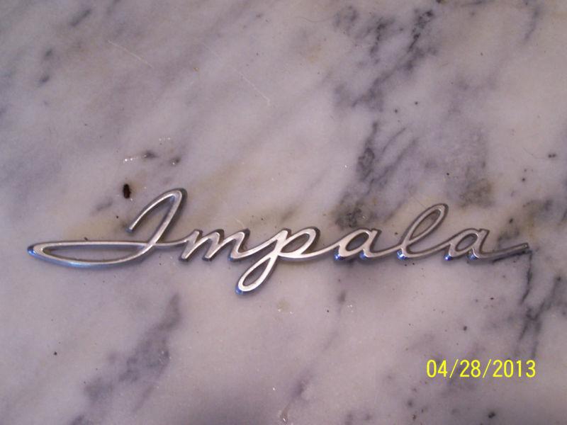 ~~   1961  chevrolet  impala  vintage emblems  ~~  