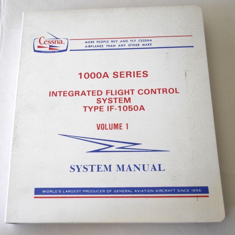 Cessna avionic installations for 1000a series flight control type if-1050a vol1