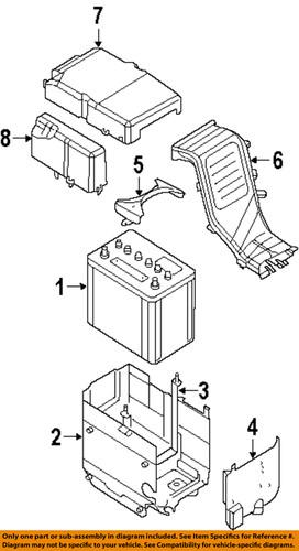 Mazda oem z6011859yc battery-duct