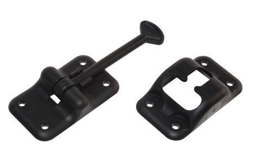 Rv designer e232 entry door holder - 3.5" black t-style
