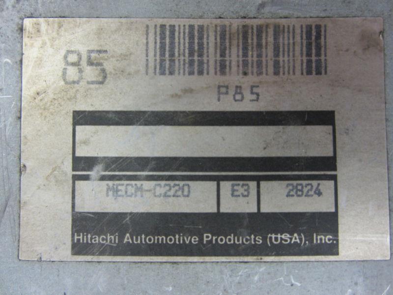 Sell ECM MECMC220 19931994 NISSAN QUEST MERCURY VILLAGER AT in Santa