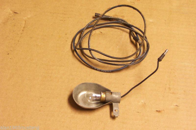(j) oem 1967 1970 ford mustang dome, courtesy light lamp brackets & wiring
