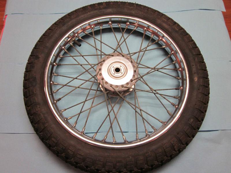 Purchase 1974 Norton 850 Commando Front Wheel, Dunlop Rim, England
