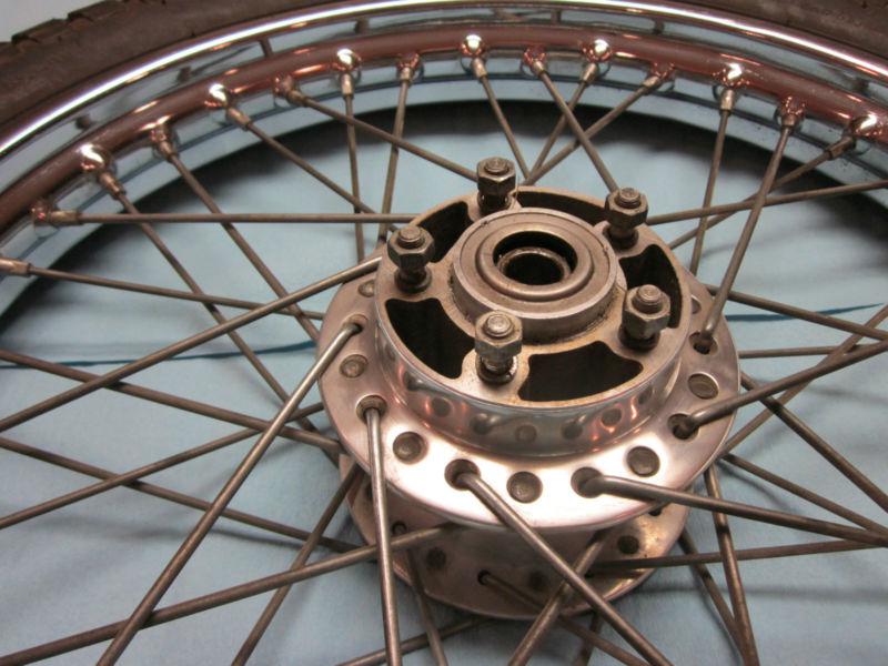 Purchase 1974 Norton 850 Commando Front Wheel, Dunlop Rim, England