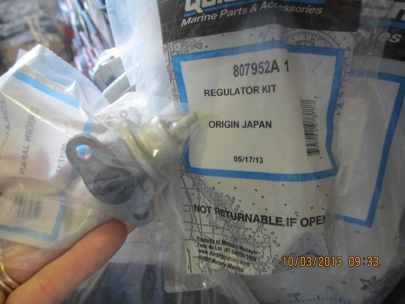 Mercruiser #807952a1 fuel pressure regulator nip....$128 retail