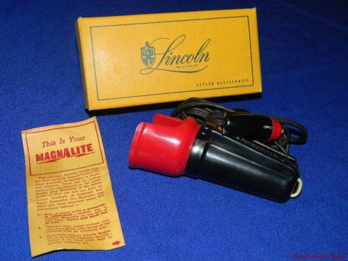 Nos lincoln accessory magnetic utility light new in box 1942 46 47 48 8h-15550