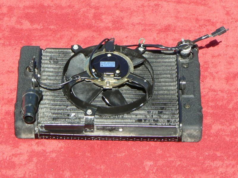 Complete oem radiator w/fan *mint! 87-88 super magna vf750c vf700c v45 vf750 