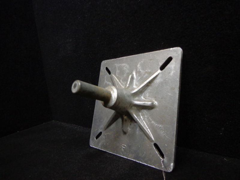 Silver seat mount swivl-eze - base is 7" x 7" stem is 2-1/4" & 3/4" diameter. #3