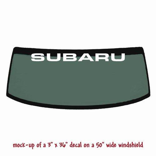 Subaru 3x36 car windshield decal banner sticker #1