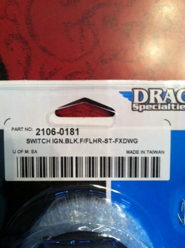 Harley Davidson Softail Ignition Switch. Black, US $20.99, image 2