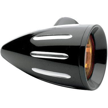 Headwinds 3-1811zap 1" black revolver rocket turn signals