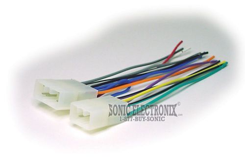 Scosche ta01b aftermarket stereo wire harness for select 1982-86 toyota vehicles