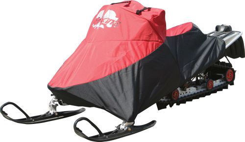 Sno-skinz 363-lt blk/red sno-skinz cover pol blk/red