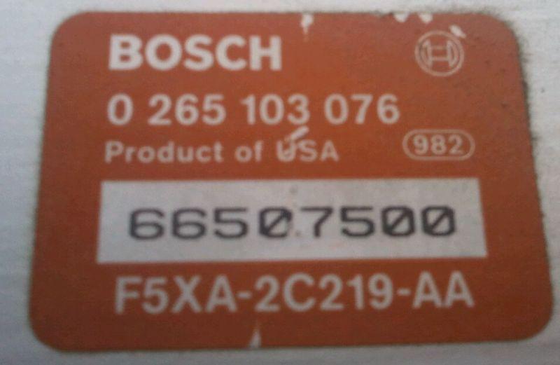 95-98 villager quest oem abs module computer bosch ecu ecm