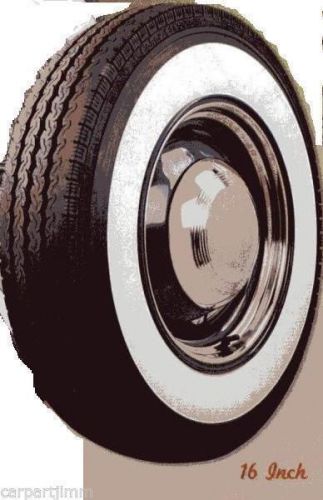 550r16-coker classic 2 3/4&#034; wide whitewall radial tires