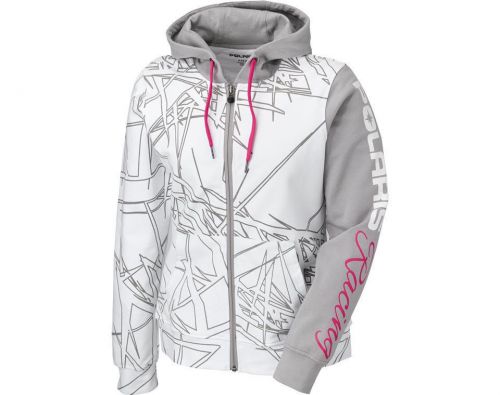 Polaris women&#039;s cracked race hoodie size 2xl zip part number 286601812 new