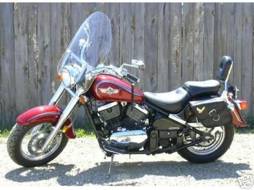 1500 kawasaki vulcan classic vn1500 - clear 22" touring windscreen/windshield