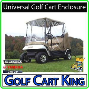Ezgo - club car - yamaha golf cart enclosure - (2 pass)